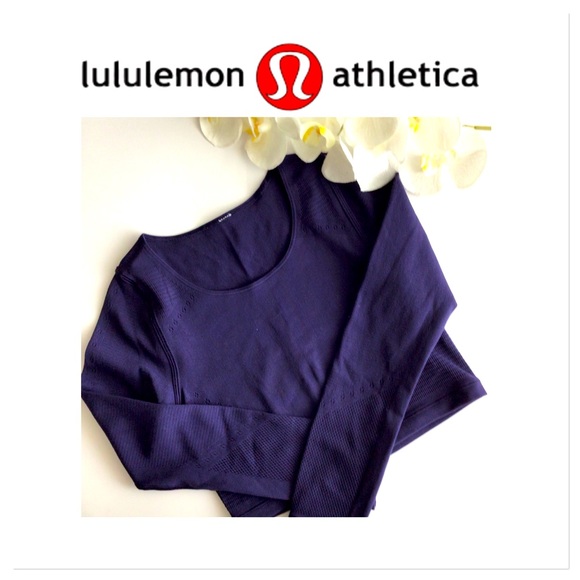 lululemon athletica Tops - ❤️ Lululemon Reveal LS Crop Top Sz 2